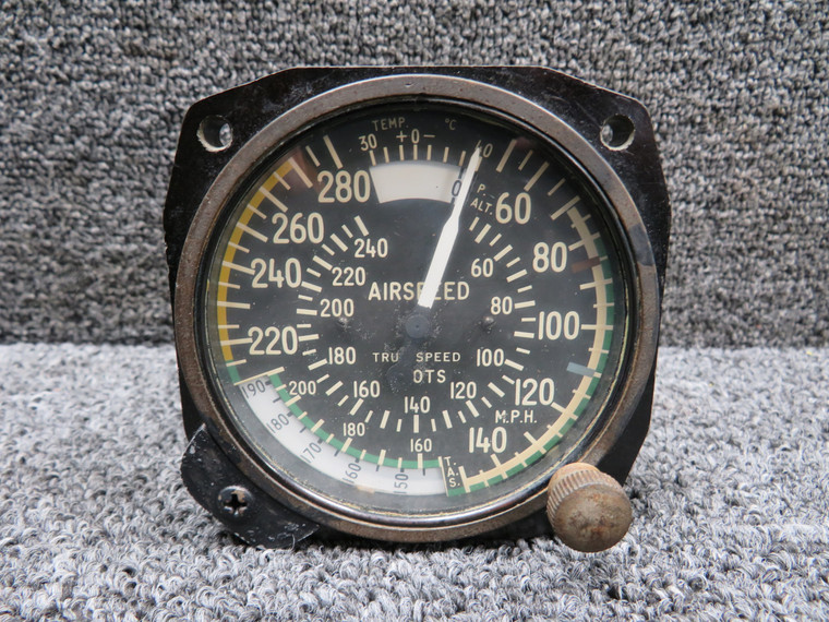549 Aeromarine True Airspeed Indicator, Range: 40-280 MPH (Core)