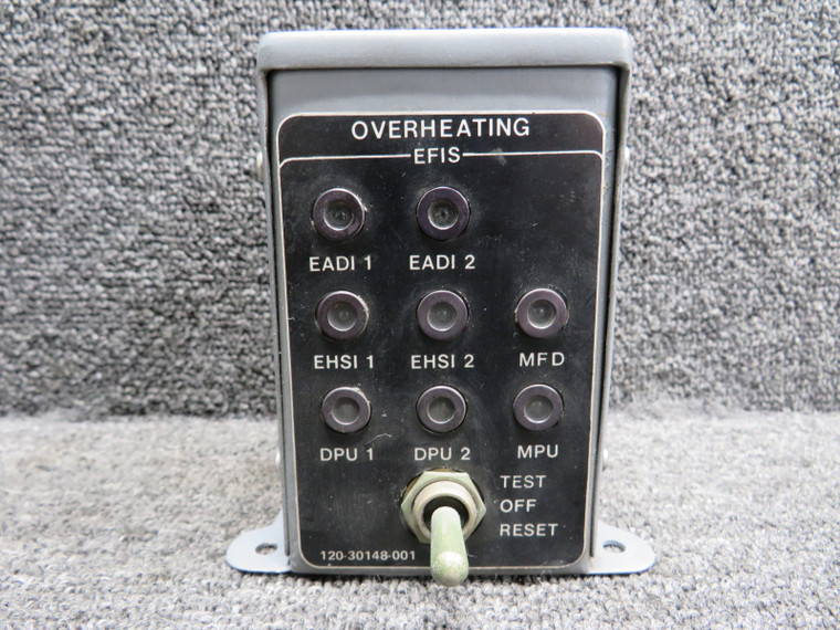 120-30151-001 (Alt: 120-30148-001) Embraer Overheating Warning Panel