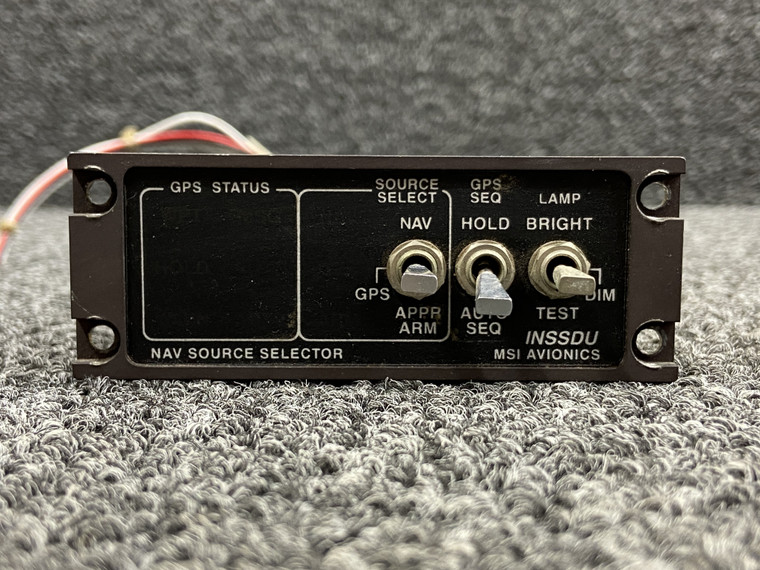 97-10335A MSI Avionics Integrated Navigation Source Selector &amp; Display (28V)