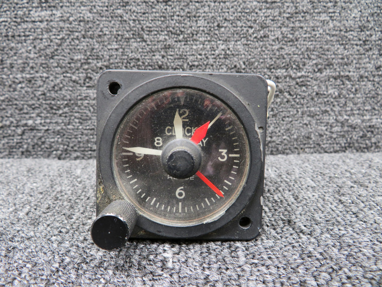 W33-7510-10ET-20 Wakmann Aircraft Clock, Lighted (Chipped Paint on Face)