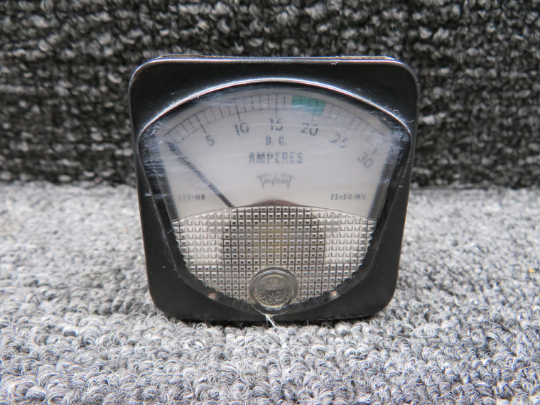 127-HR Triplet DC Amperes Indicator (No Data Plate)