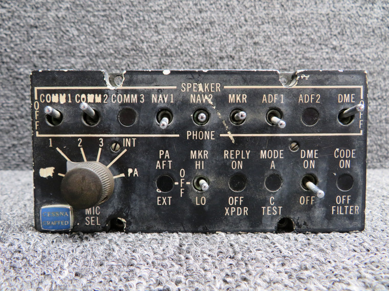5072400-2 Cessna 800 Audio Selector Panel Assembly