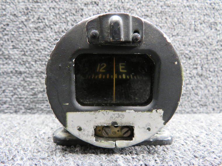 C2400-L4P Airpath Dash Mounted Compass Indicator, Lighted (Missing Plate, Faded)