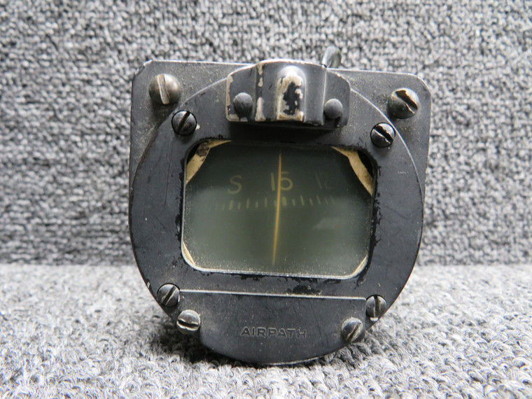 Panel Mounted Magnetic Compass Indicator, Lighted (No Fluid) (2 Hole Mount)