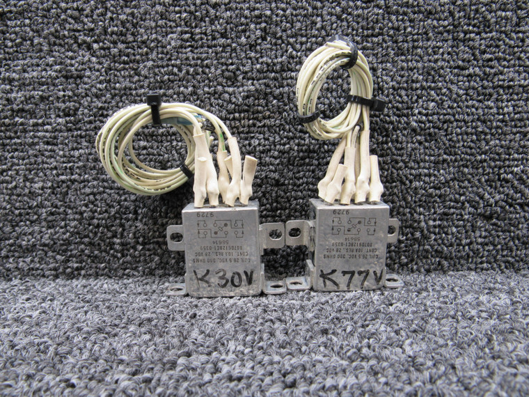 B07D912BC1-0359 Cessna Citation III 650 Relay with Connectors Set of 2 (26.5V)
