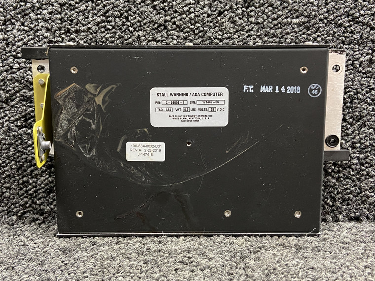 C-56006-1 (Alt: 100-834-8002-D01) Safe Flight Stall Warning Angle of Attack Unit