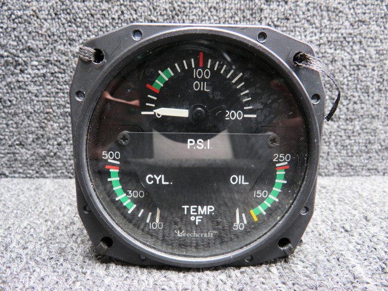 58-380083-3 Sigma-Tek 1U417 Tri-Gauge Engine Indicator