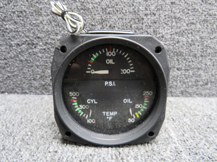 18-1000-19 Kelly Tri-Gauge Engine Indicator, Lighted
