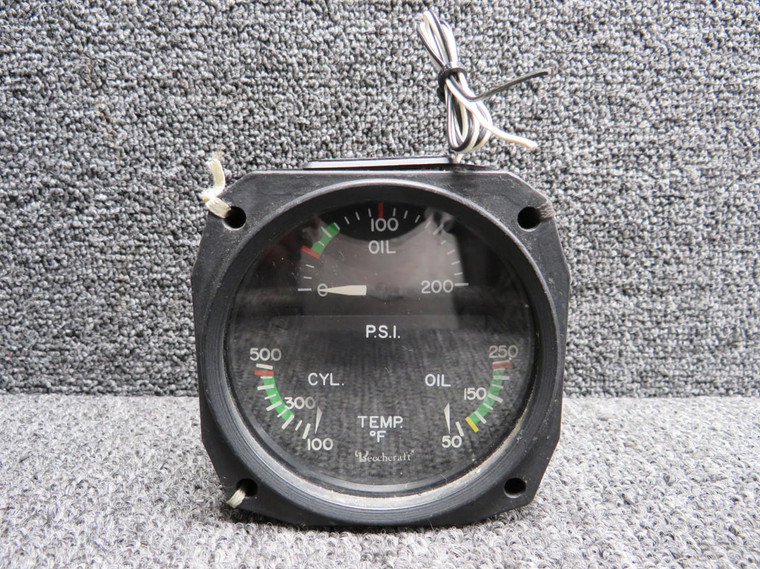 18B328-3 AID Tri-Gauge Engine Indicator, Lighted