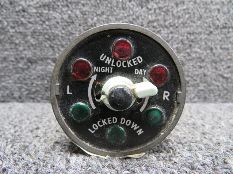 DN1050Z Dowty Undercarriage Position Indicator w Rubber Wiring Boot (Black Face)