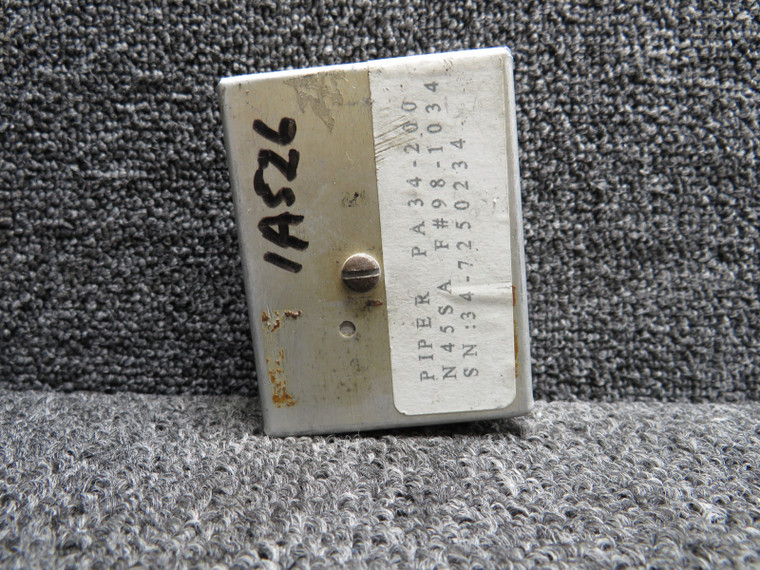 758-181 (Alt: 1A526) Piper PA-34-200 Relay Box (Worn Casing) (Volts: 14)