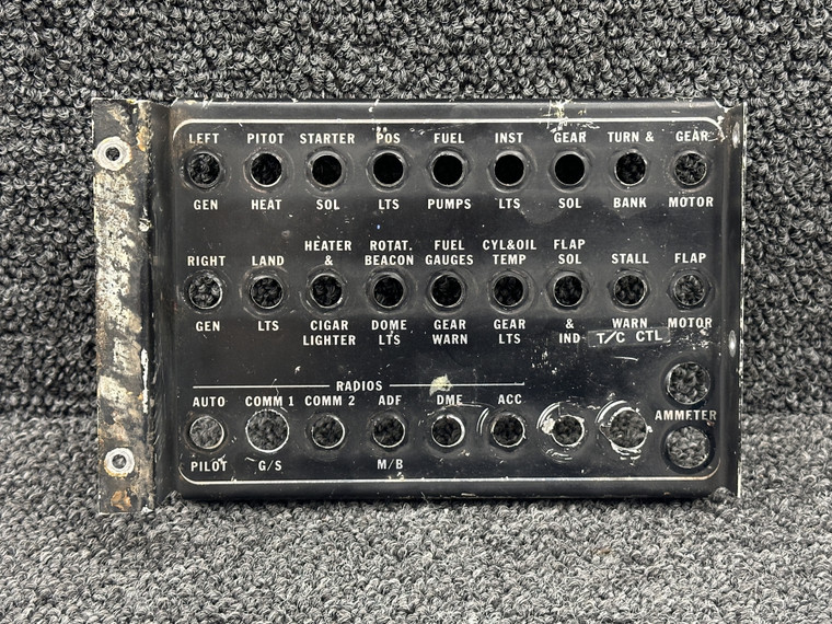 24140-000 Piper PA30 Circuit Protector Panel Assembly