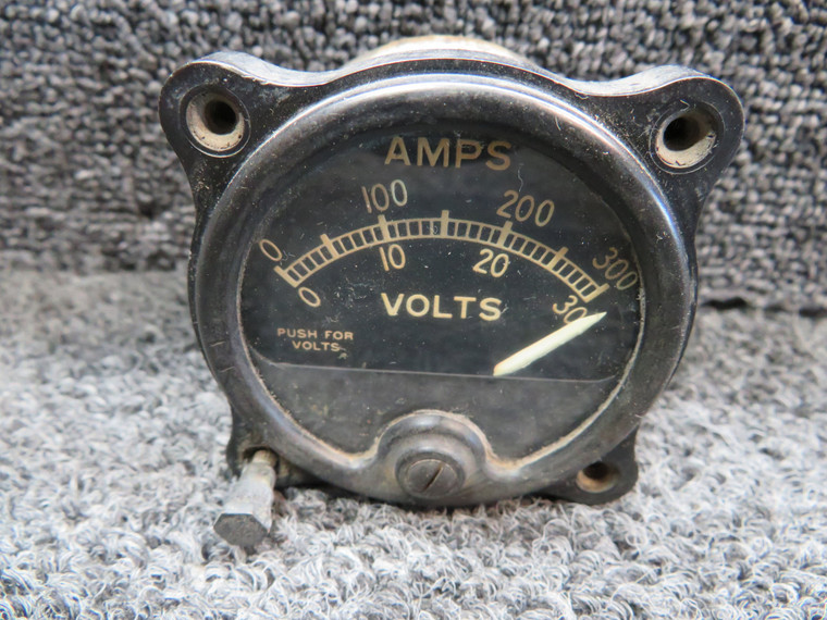 103-737 Aero A-30 Amp and Volt Indicator