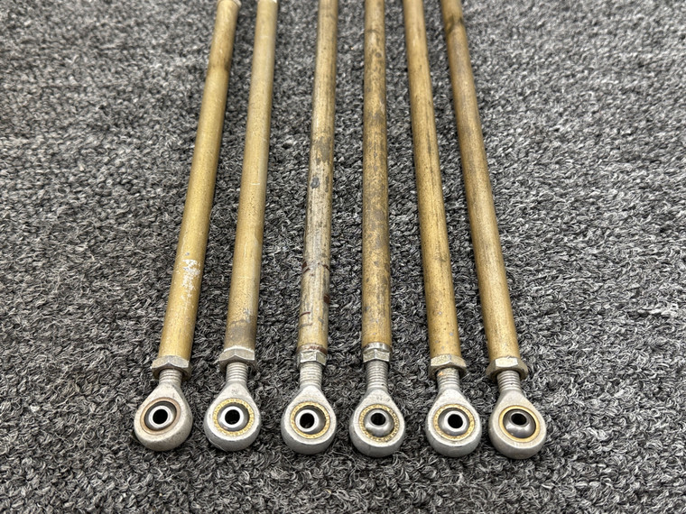 Piper PA23-250 Aileron Cross Bar Rod Assembly LH or RH (Set of 6)