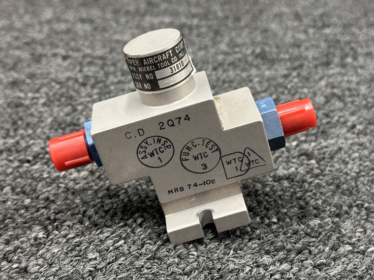 31810 Wiebel Tool Timer Check Valve Assembly
