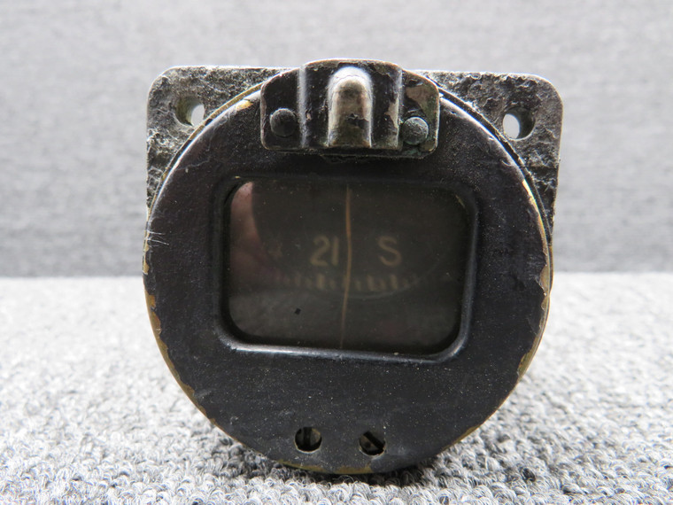 Panel Mounted Compass Indicator with Housing, Lighted (2 Hole Mount) (No Fluid)