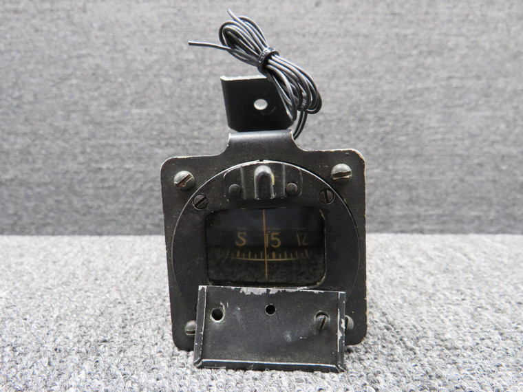 Panel Mounted Compass Indicator, Lighted (4 Hole Mount with Angled Extension)