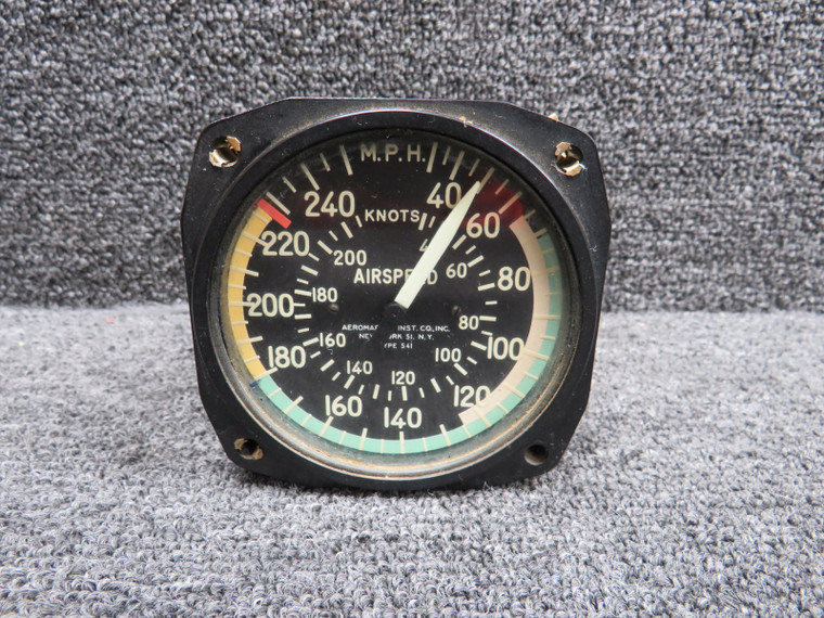 541 Aeromarine Inst Airspeed Indicator (Worn Inner Face)