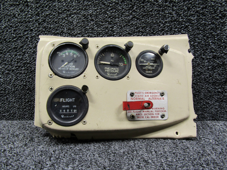 50-324320-607 Beech King Air B100 Instrument Panel RH (Cracked Corner)