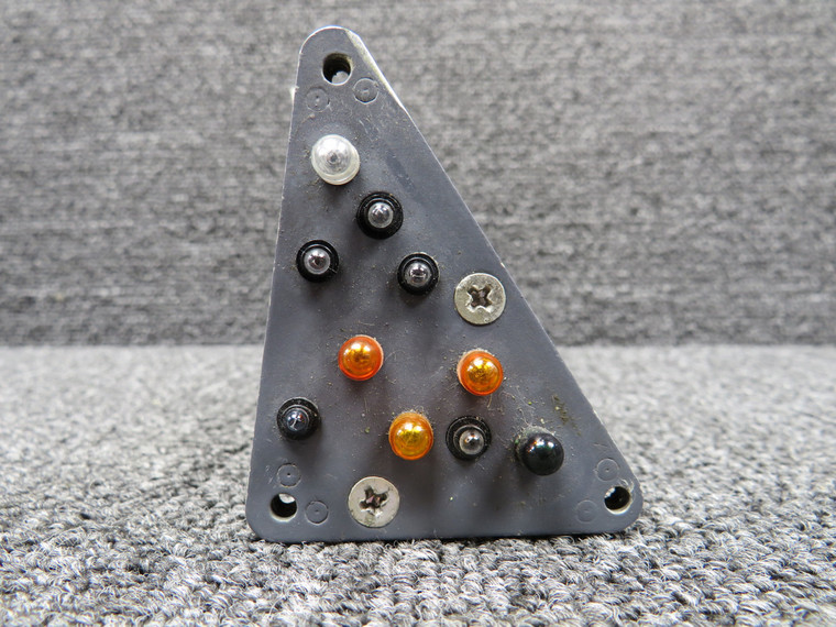 Learjet 35 Triangular Light Panel (Partial Data Plate)