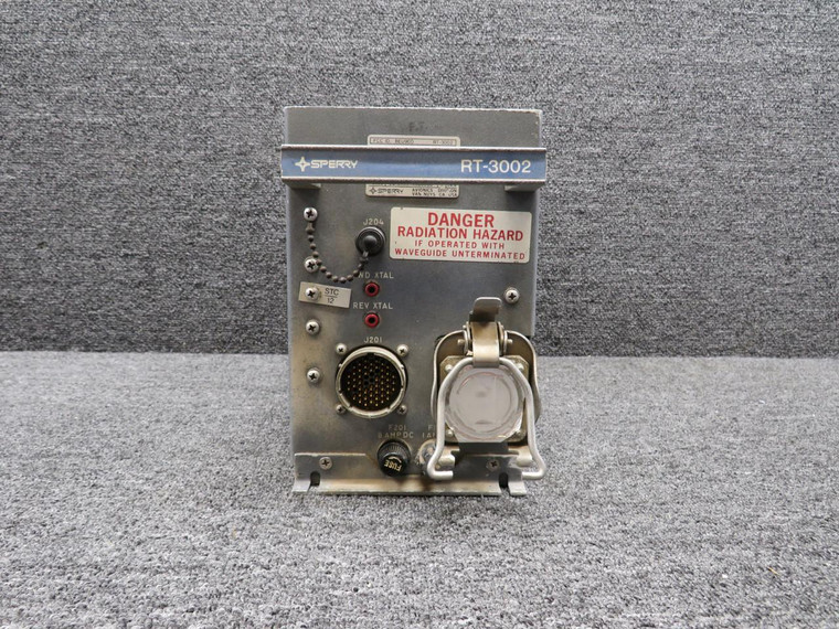 MI-585222 Sperry RT-3002 Receiver Transmitter with Wave Guide Adapter and Mods