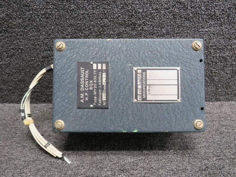 MY20-632-77 A.M Dassault H.P Control Box w Green Repairable Tag (Core)