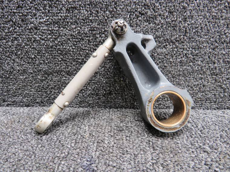 34-524143-6, 35-524066 Pilots Lower Rudder Pedal Rod &amp; Arm Assembly