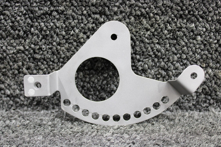 0713314-1 Cessna 182H Cowl Flap Control Position Bracket (Bead Blasted)