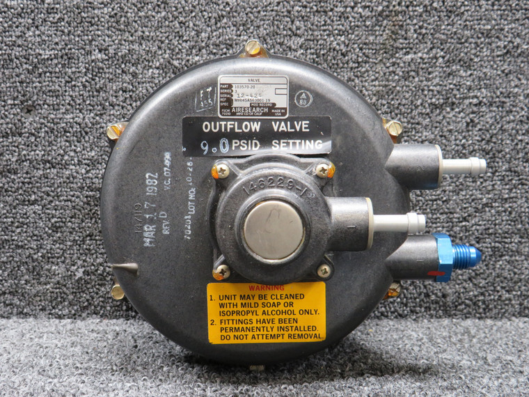 103570-20 Airesearch Series 3 Valve Assembly