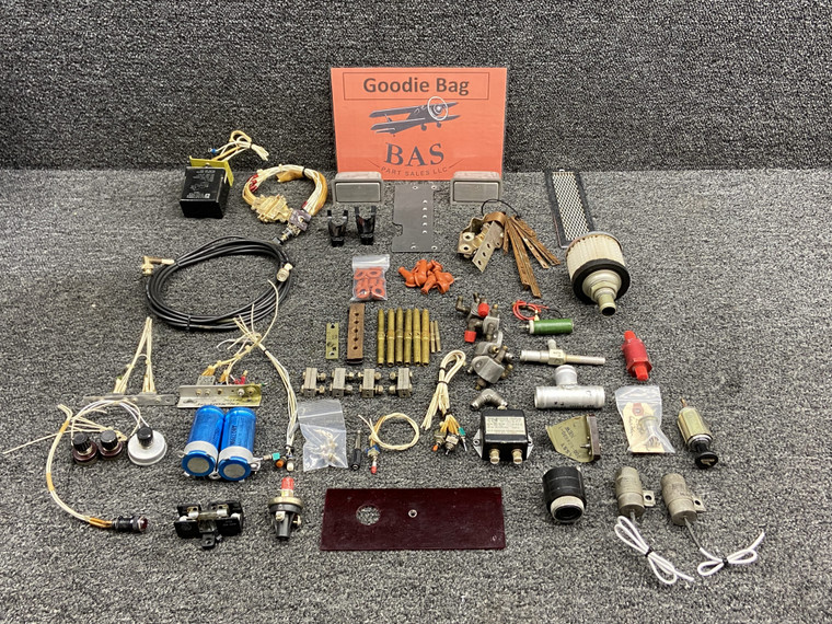 Rockwell 700 Goodie Bag w Capacitors, Cable Clamps, Fittings, etc