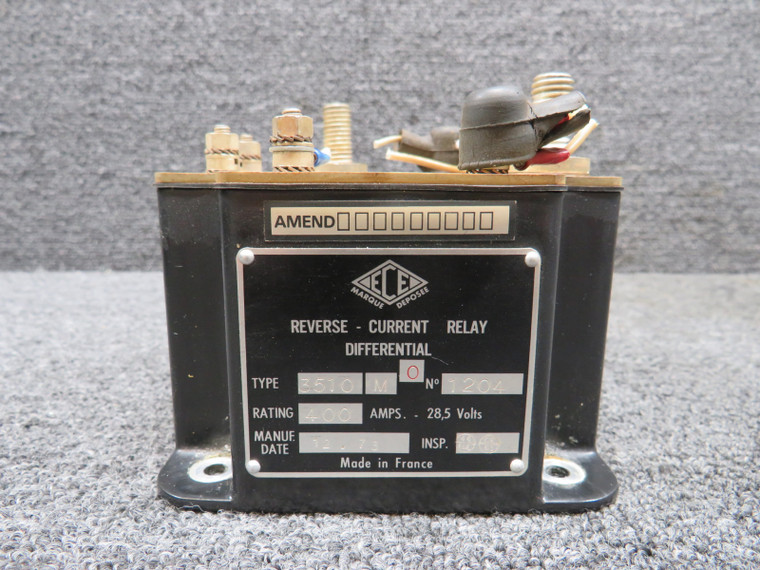 3510-M-0 Marque Deposee Reverse Current Differential Relay (Volts: 28.5)