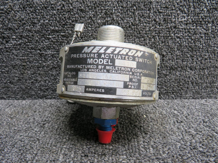 M410G-16A-125 Meletron M410 Pressure Actuated Switch (Volts: 28)