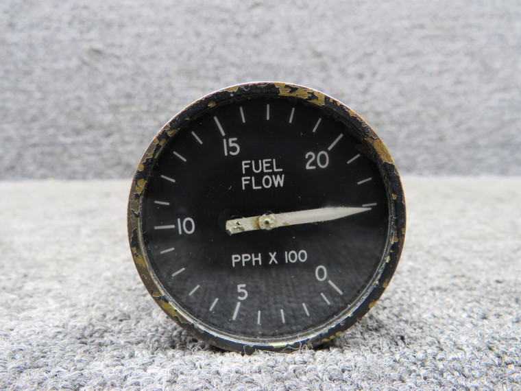 8DJ64GBP1 General Electric Fuel Flow Indicator (Worn Face and Needle) (115V)