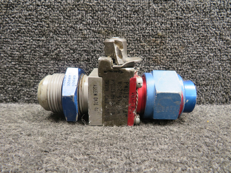 8151-16AF Parker Fuel Shut Off Valve Switch Assembly Bent (Core)