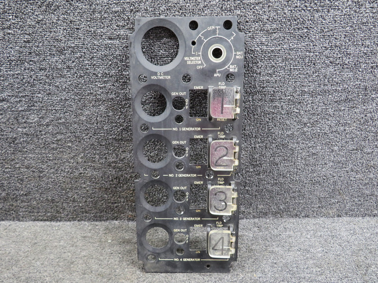 JQ708-520 Lockheed Jetstar Voltmeter-Generator Instrument Panel Cover
