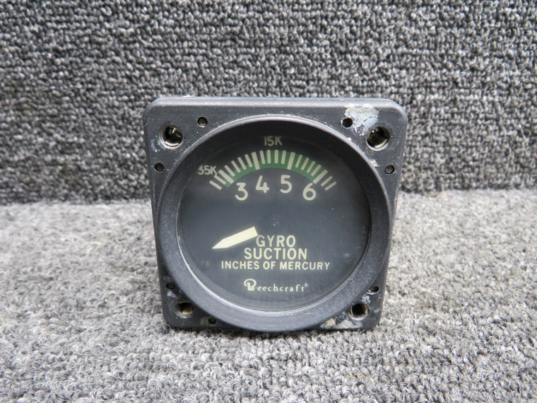 MD127-1 (Alt: 101-384133-1) Mid-Continent Suction Gauge (Worn Face)