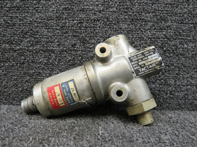 6204 (Alt: 1650-00-627-2630) Tactair Hydraulic Valve Assembly (PSI: 3000)