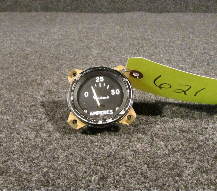 Beechcraft Ammeter 0-50 amps