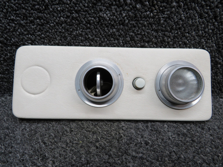 2515062-1 Cessna T303 Reading Lights with Cover, Escutcheon and Valve
