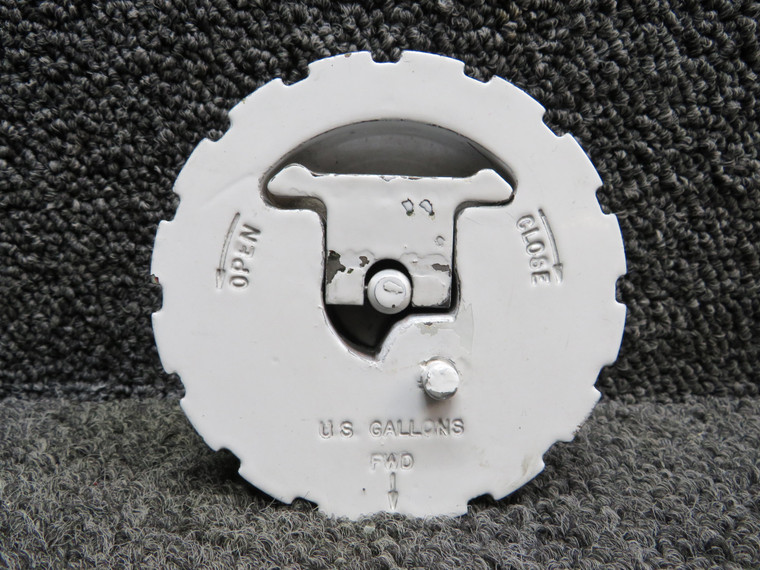 C156005-0102 Shaw Aero Vented Fuel Cap Assembly (White) (Paint Wear)