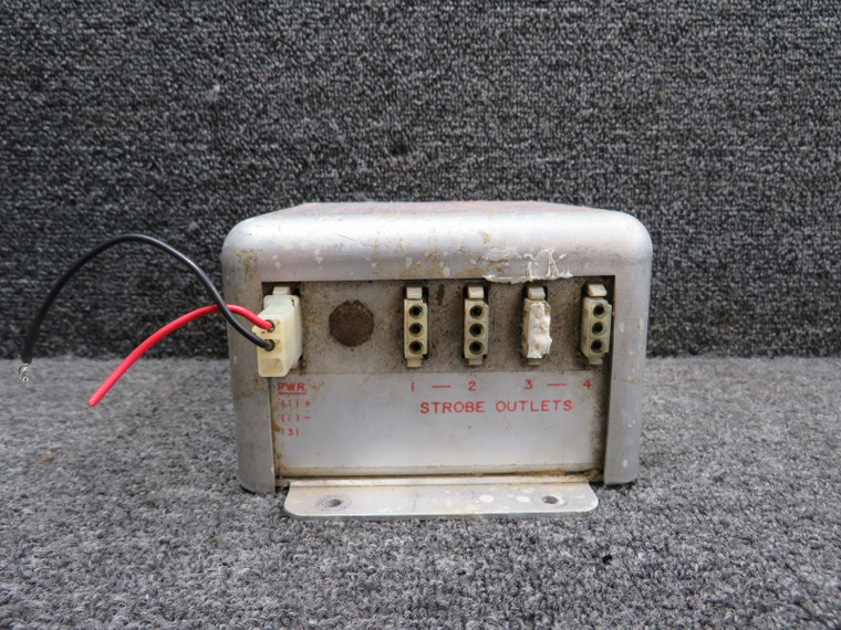 A413 Whelen HAD-DF-28 Strobe Light Power Supply (Worn Data Plate)