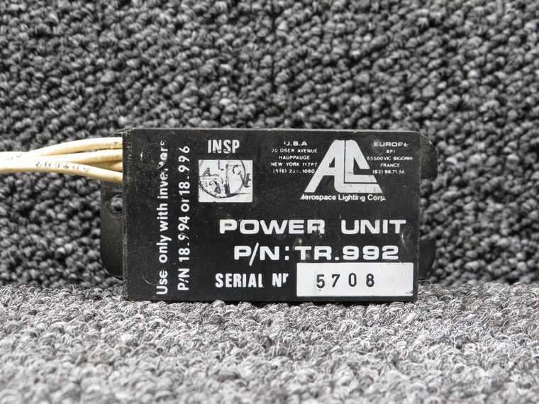 TR-992 Aerospace Power Unit (Missing Mounting Tabs)