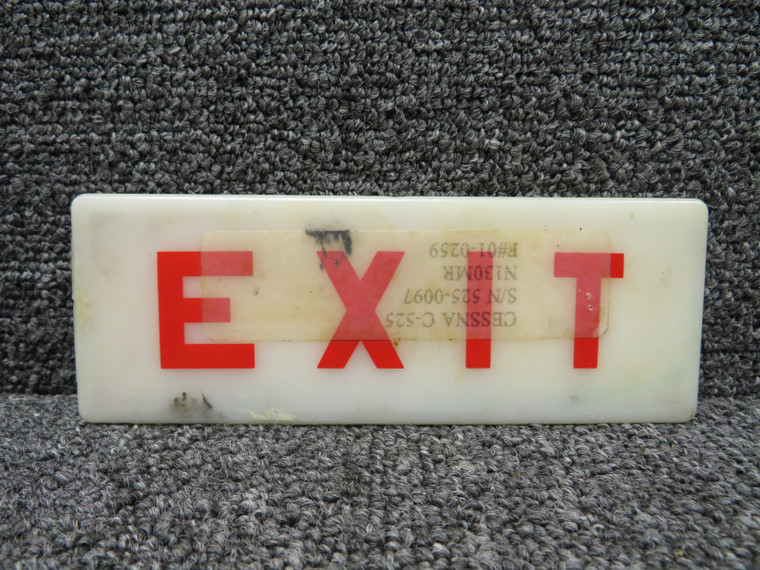 4230-1 (Alt: 4899301-1) Wemac Cabin Door Exit Sign (Volts: 28)