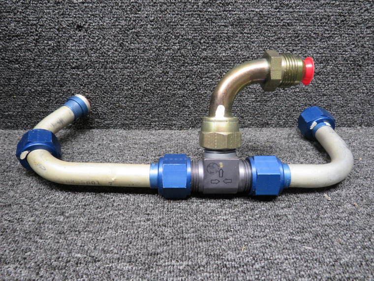 35201007-6, 6355001-7 Pacific Scientific Check Tee &amp; Line Assembly