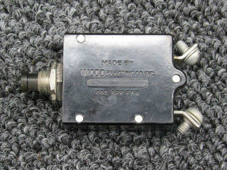 CB2315A Wood Electric Push Breaker Switch (Amps: 15)