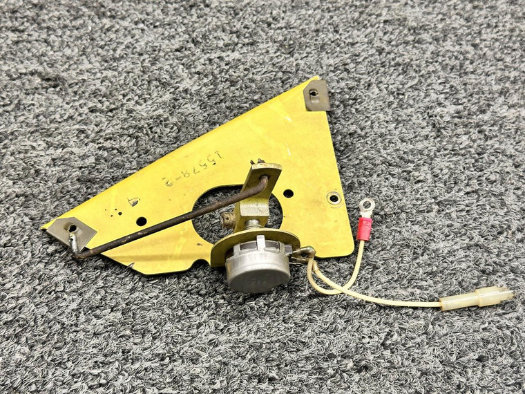 15578-002 Piper PA23-250 Flap Sending Unit Mounting Plate &amp; Switch