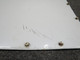 33049-006 Piper Aztec Upper Nacelle Access Panel Cover Assembly (Worn)