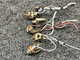 468-002, 468-006 Piper PA28-181 Mic & Phone Jacks (Set of 6)