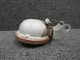 Cessna Aircraft Parts 0842215-8 Cessna 401 Taxi Light (Damaged Canopy, Rusted Retainer) 