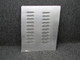 Louver Panel for Experimental Aircraft (New Old Stock) (M19)